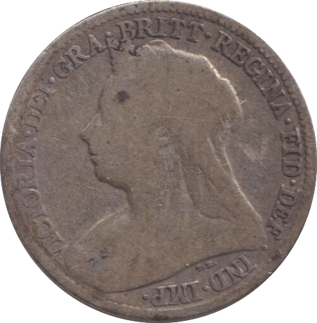 1896 SIXPENCE ( FAIR ) - SIXPENCE - Cambridgeshire Coins