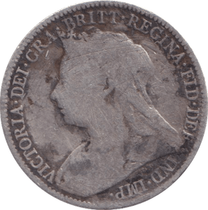 1896 SIXPENCE ( FINE ) - SIXPENCE - Cambridgeshire Coins