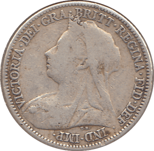 1896 SIXPENCE ( FINE ) - SIXPENCE - Cambridgeshire Coins