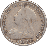 1896 SIXPENCE ( FINE ) - SIXPENCE - Cambridgeshire Coins