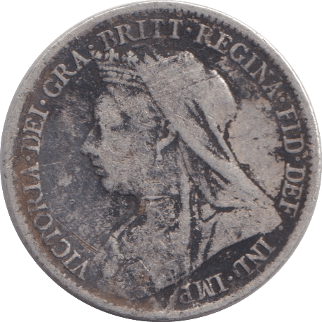 1896 SIXPENCE ( FINE ) - SIXPENCE - Cambridgeshire Coins