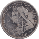 1896 SIXPENCE ( FINE ) - SIXPENCE - Cambridgeshire Coins