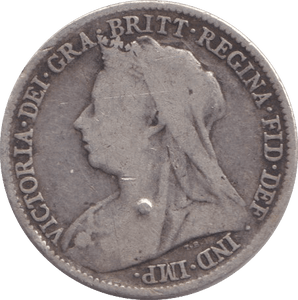 1896 SIXPENCE ( GF ) - SIXPENCE - Cambridgeshire Coins
