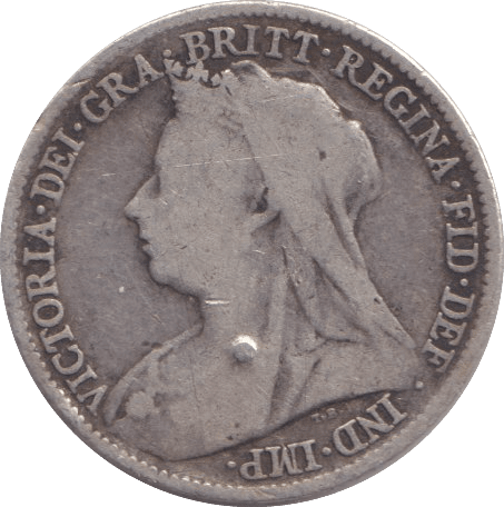 1896 SIXPENCE ( GF ) - SIXPENCE - Cambridgeshire Coins