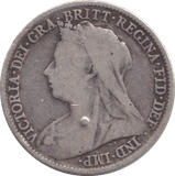 1896 SIXPENCE ( GF ) - SIXPENCE - Cambridgeshire Coins