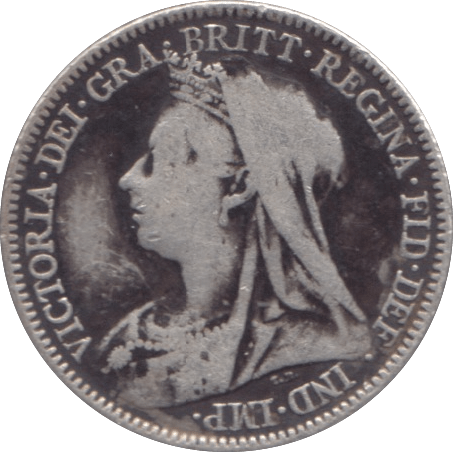 1896 SIXPENCE ( GF ) - SIXPENCE - Cambridgeshire Coins