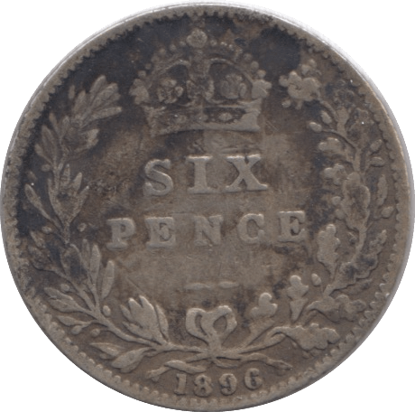 1896 SIXPENCE ( GF ) - Sixpence - Cambridgeshire Coins