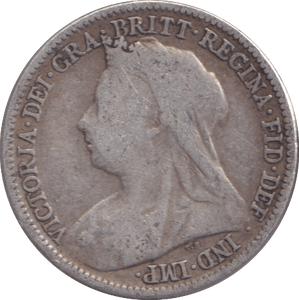 1896 SIXPENCE ( GF ) - WORLD COINS - Cambridgeshire Coins