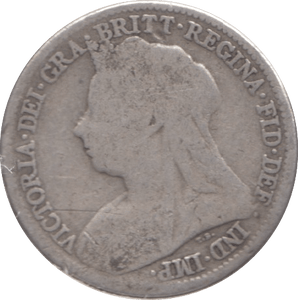 1896 SIXPENCE ( NF ) - SIXPENCE - Cambridgeshire Coins