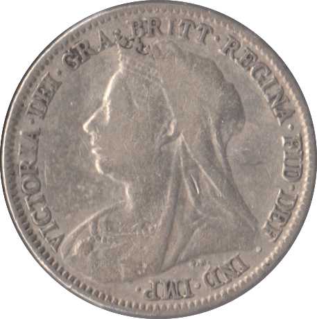 1896 SIXPENCE ( VF ) - Sixpence - Cambridgeshire Coins