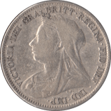 1896 SIXPENCE ( VF ) - Sixpence - Cambridgeshire Coins