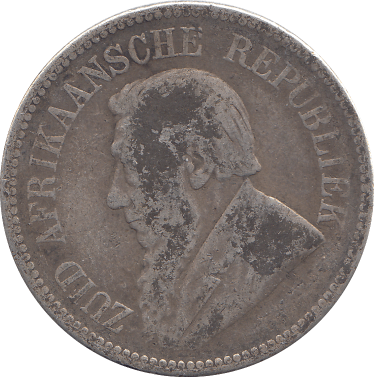 1896 SOUTH AFRICA HALF CROWN - WORLD COINS - Cambridgeshire Coins