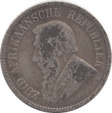 1896 SOUTH AFRICA HALF CROWN - WORLD COINS - Cambridgeshire Coins