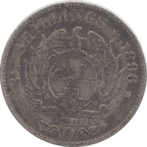 1896 SOUTH AFRICA HALF CROWN - WORLD COINS - Cambridgeshire Coins
