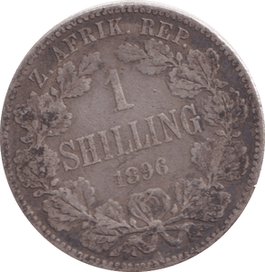 1896 SOUTH AFRICA SHILLING - WORLD COINS - Cambridgeshire Coins
