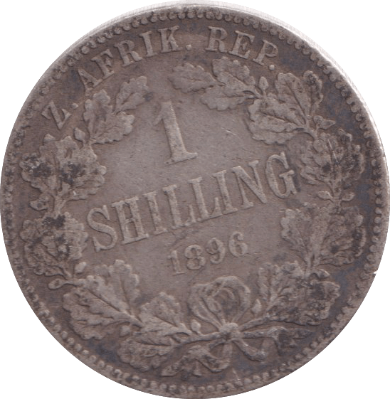 1896 SOUTH AFRICA SHILLING - WORLD COINS - Cambridgeshire Coins