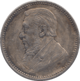 1896 SOUTH AFRICA SIXPENCE - SILVER WORLD COINS - Cambridgeshire Coins