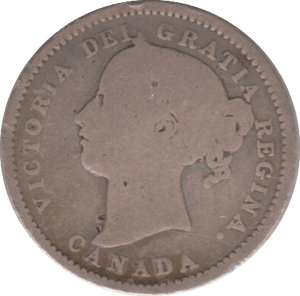 1896 TEN CENTS CANADA - WORLD COINS - Cambridgeshire Coins