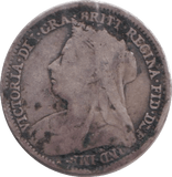 1896 THREEPENCE ( FINE ) - WORLD COINS - Cambridgeshire Coins