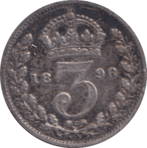 1896 THREEPENCE ( GF ) - THREEPENCE - Cambridgeshire Coins