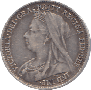 1896 THREEPENCE ( GVF ) - THREEPENCE - Cambridgeshire Coins