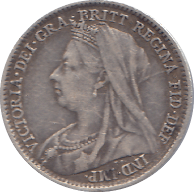 1896 THREEPENCE ( GVF ) - THREEPENCE - Cambridgeshire Coins