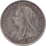 1896 THREEPENCE ( GVF ) - THREEPENCE - Cambridgeshire Coins