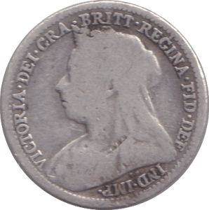 1896 THREEPENCE ( NF ) - THREEPENCE - Cambridgeshire Coins