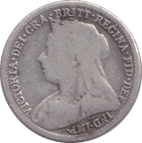 1896 THREEPENCE ( NF ) - THREEPENCE - Cambridgeshire Coins