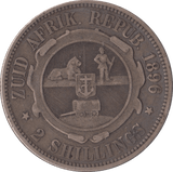 1896 TWO SHILLING SOUTH AFRICA - WORLD COINS - Cambridgeshire Coins