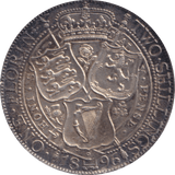 1896 TWO SHILLINGS ( GVF ) - TWO SHILLINGS - Cambridgeshire Coins