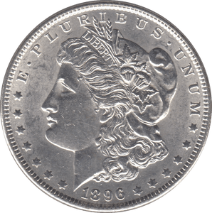 1896 USA SILVER MORGAN DOLLAR PHILADELPHIA - SILVER WORLD COINS - Cambridgeshire Coins