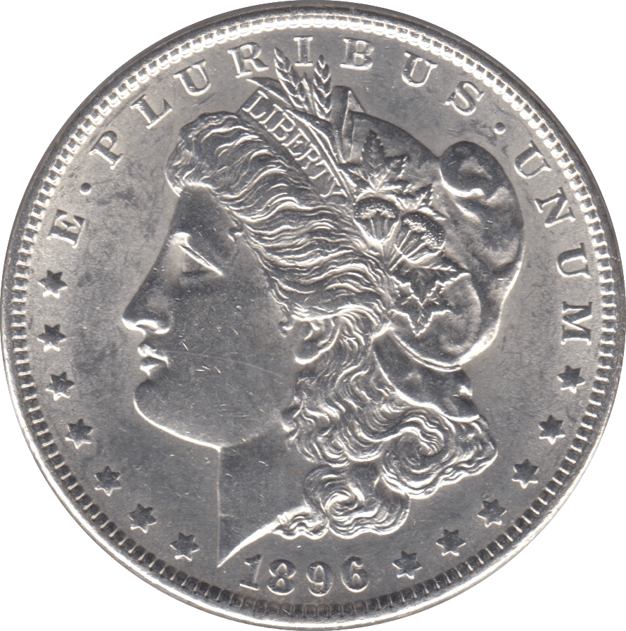 1896 USA SILVER MORGAN DOLLAR PHILADELPHIA - SILVER WORLD COINS - Cambridgeshire Coins