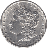 1896 USA SILVER MORGAN DOLLAR PHILADELPHIA - SILVER WORLD COINS - Cambridgeshire Coins