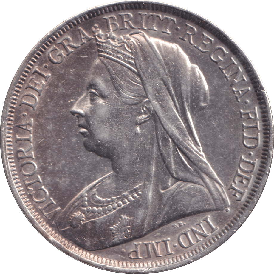 1897 CROWN ( AUNC ) LXI - CROWN - Cambridgeshire Coins