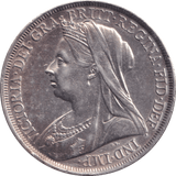 1897 CROWN ( AUNC ) LXI - CROWN - Cambridgeshire Coins