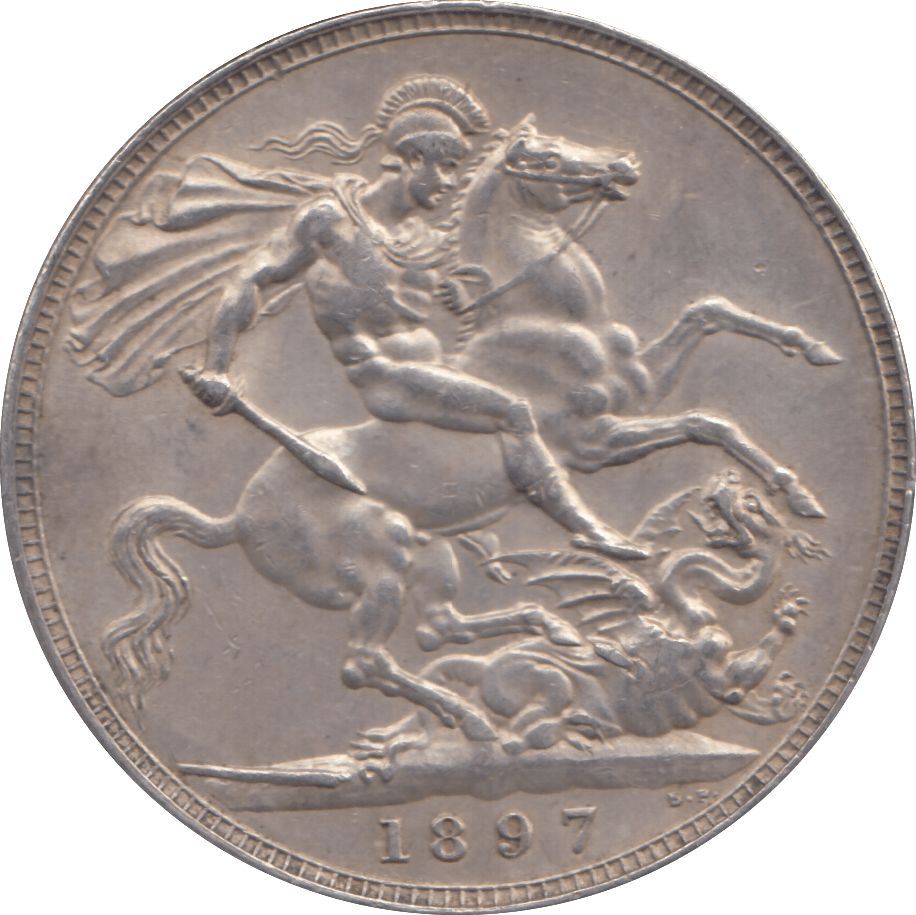 1897 CROWN ( EF ) - CROWN - Cambridgeshire Coins