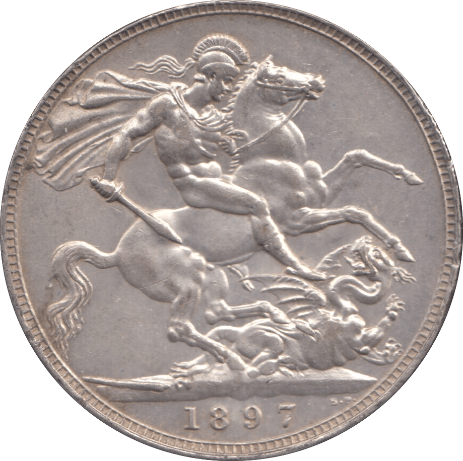 1897 CROWN ( EF ) - CROWN - Cambridgeshire Coins