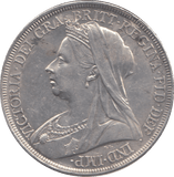 1897 CROWN ( EF ) - CROWN - Cambridgeshire Coins