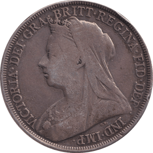 1897 CROWN ( FINE ) - CROWN - Cambridgeshire Coins