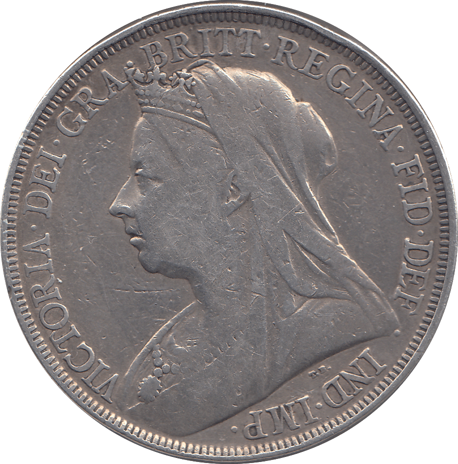 1897 CROWN ( FINE ) - CROWN - Cambridgeshire Coins