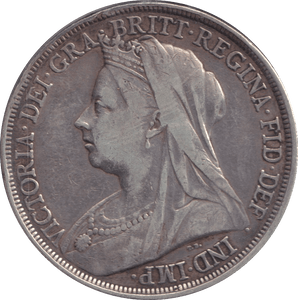 1897 CROWN ( FINE ) - CROWN - Cambridgeshire Coins