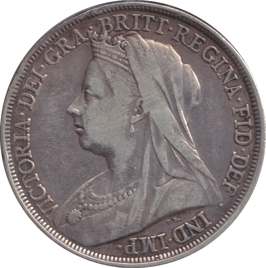 1897 CROWN ( FINE ) - CROWN - Cambridgeshire Coins