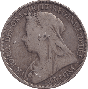 1897 CROWN ( FINE ) - CROWN - Cambridgeshire Coins