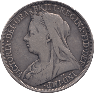 1897 CROWN ( FINE ) - CROWN - Cambridgeshire Coins