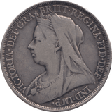 1897 CROWN ( FINE ) - CROWN - Cambridgeshire Coins