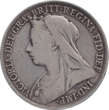 1897 CROWN ( FINE ) - FLORIN - Cambridgeshire Coins