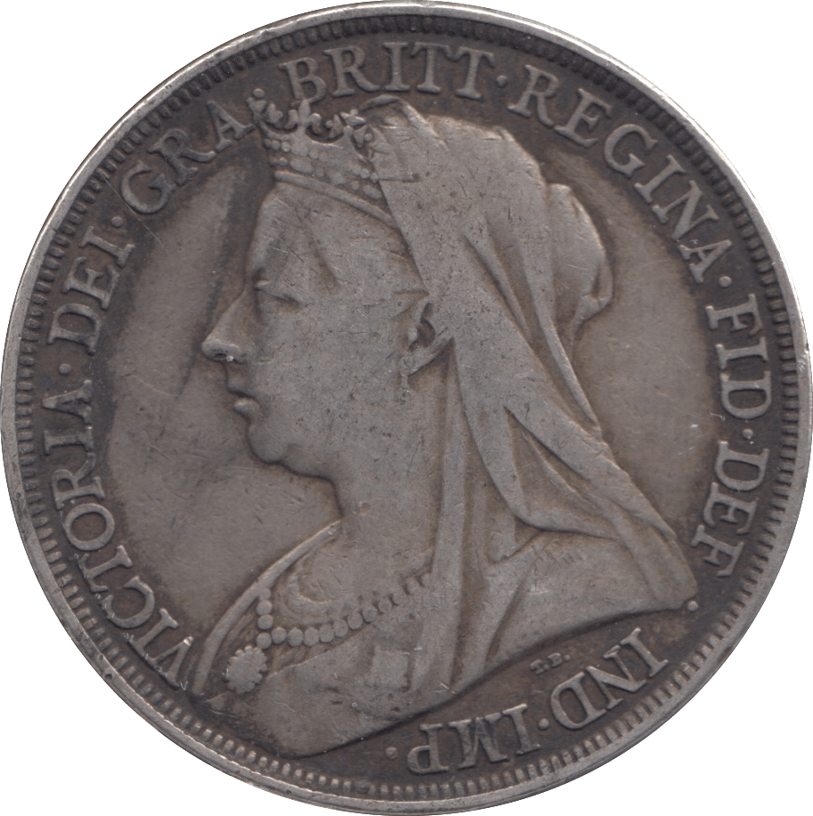 1897 CROWN ( FINE ) LX - CROWN - Cambridgeshire Coins