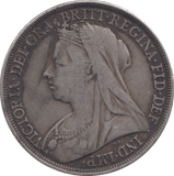 1897 CROWN ( FINE ) LX - CROWN - Cambridgeshire Coins