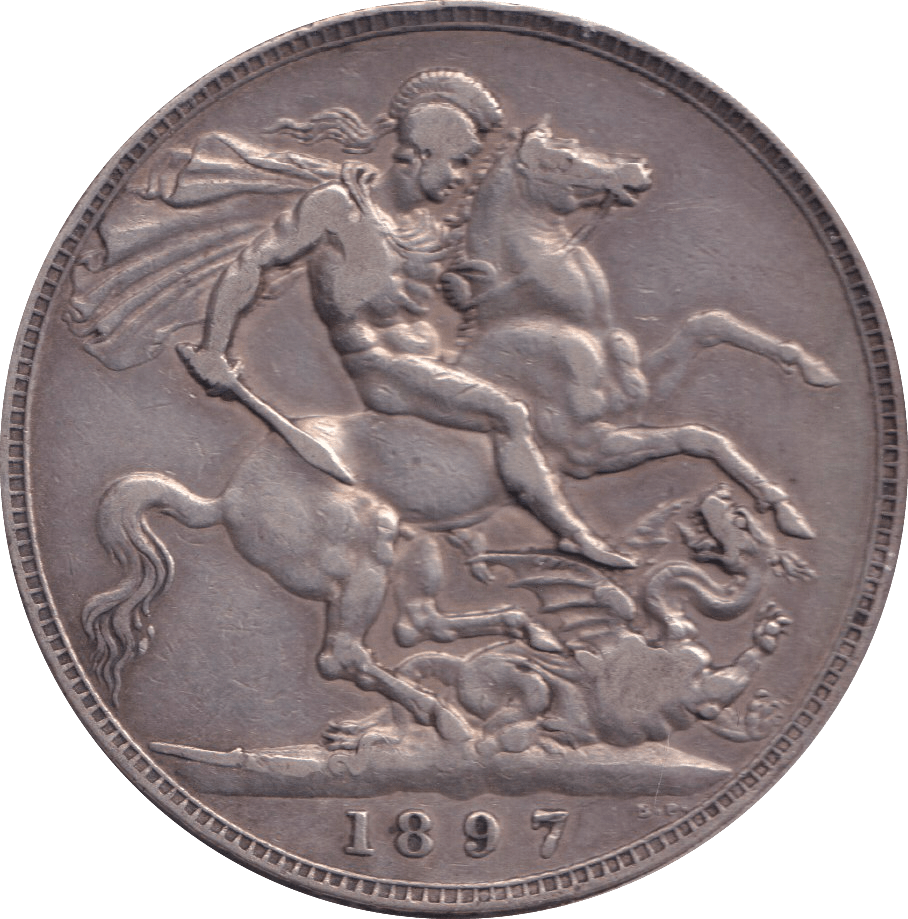1897 CROWN ( GF ) - CROWN - Cambridgeshire Coins